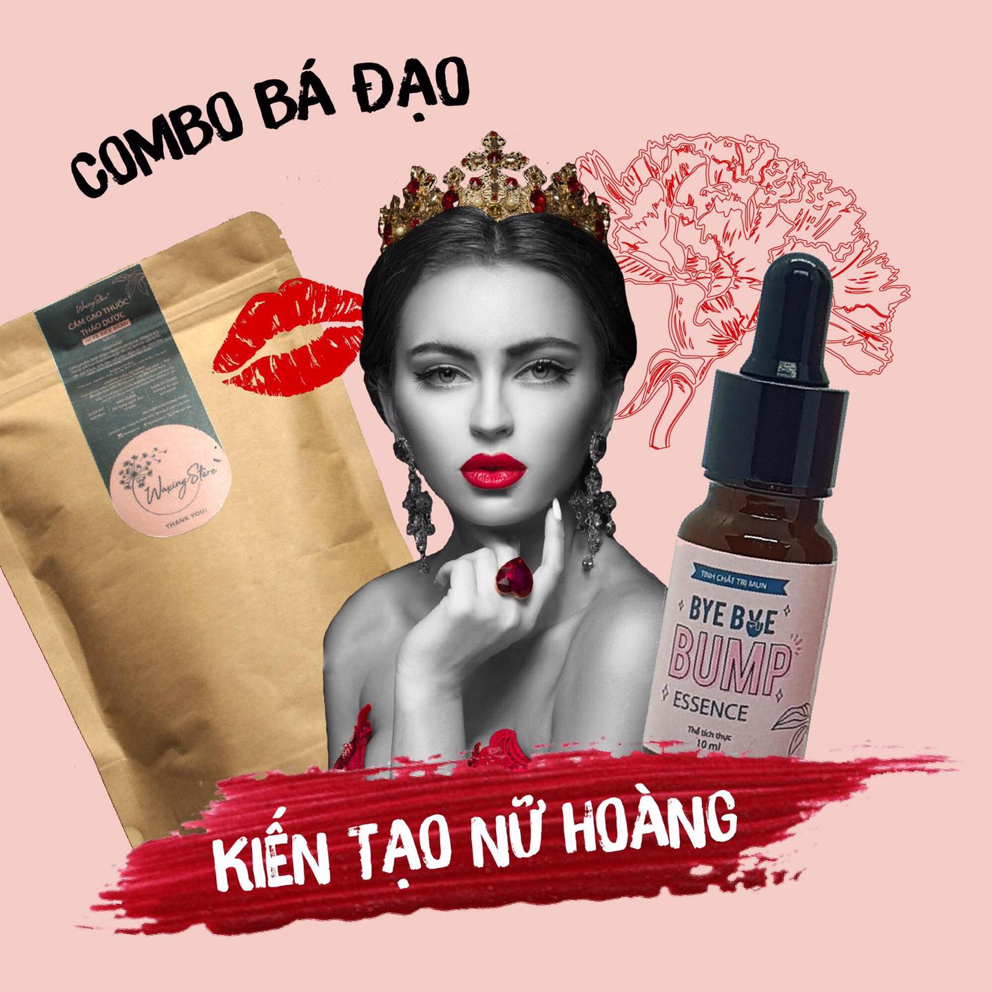 COMBO BÁ ĐẠO ĐÁNH BAY MỤN – ĐIỀU TRỊ VIÊM NANG LÔNG