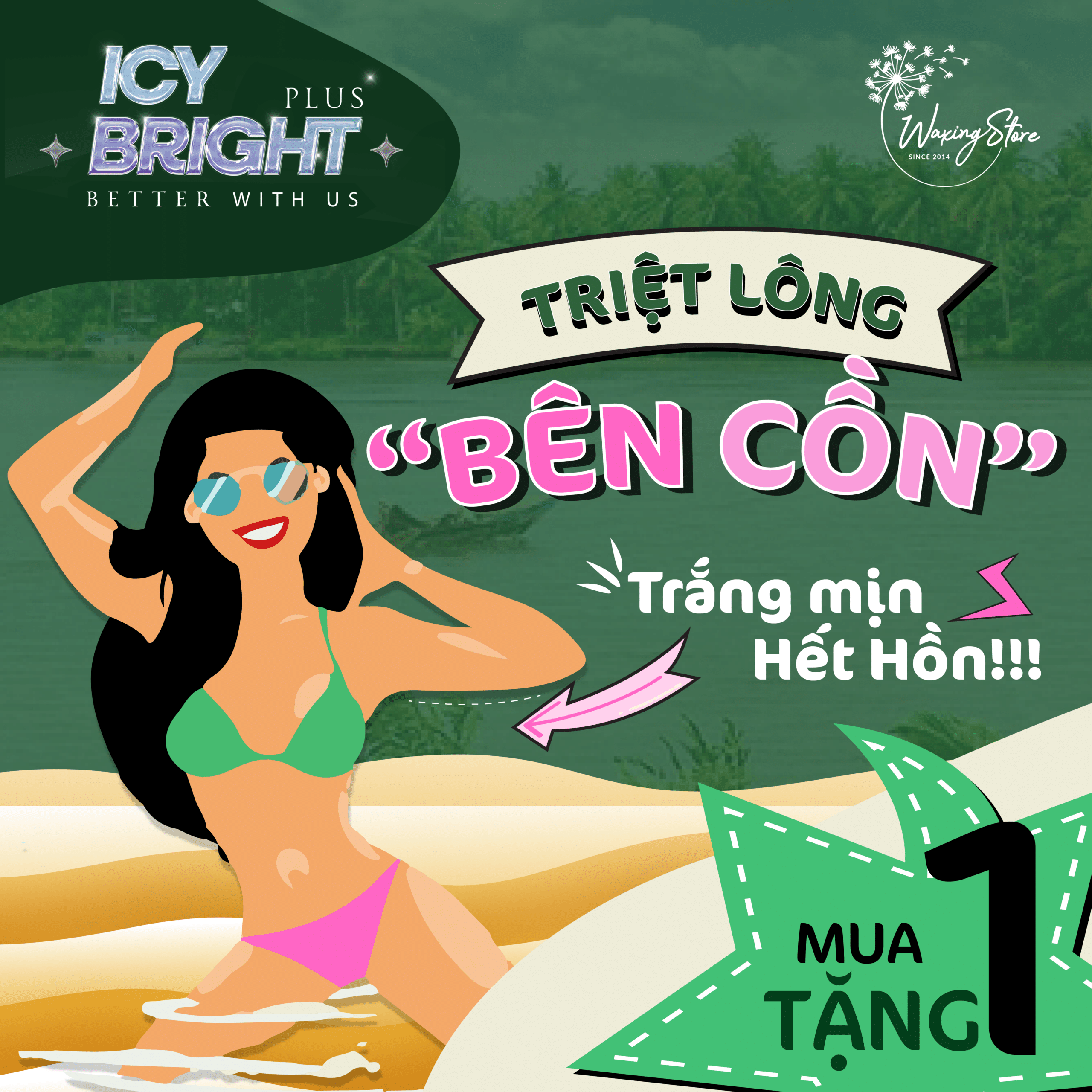 TRIỆT LÔNG “BÊN CỒN” SÁNG MỊN HẾT HỒN!